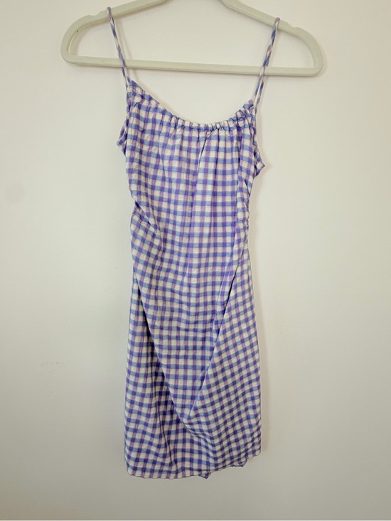l*space Dresses & Skirts - NWT ✨ L*Space Plaid Purple Mini Dress Open Back Size Medium $148